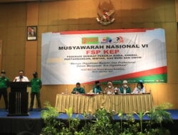 Sunandar Resmi Dilantik Menjadi Ketua Umum FSP KEP-KSPI
