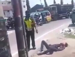Oknum Polisi Pukul Warga Deli Serdang Hingga Terkapar