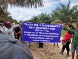 PT Primatama Kreasi Mas  Digugat  Menyerobot Tanah Masyarakat Desa Mentawak Ulu