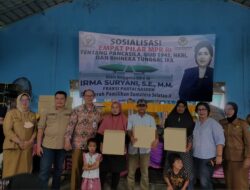 Anggota DPR RI Irma Suryani Lakukan Sosialisasi Empat Pilar Kebangsaan di Desa Pemulutan Sumatra Selatan